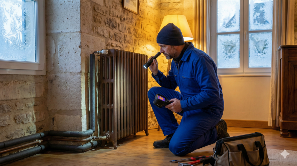 entretien plomberie hiver laurent empereur