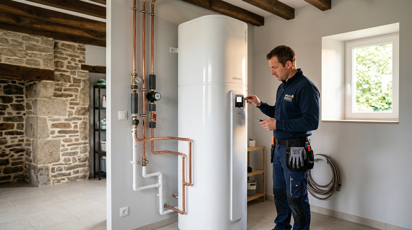 Chauffe-eau thermodynamique : installation réussie en Finistère sans erreurs coûteuses