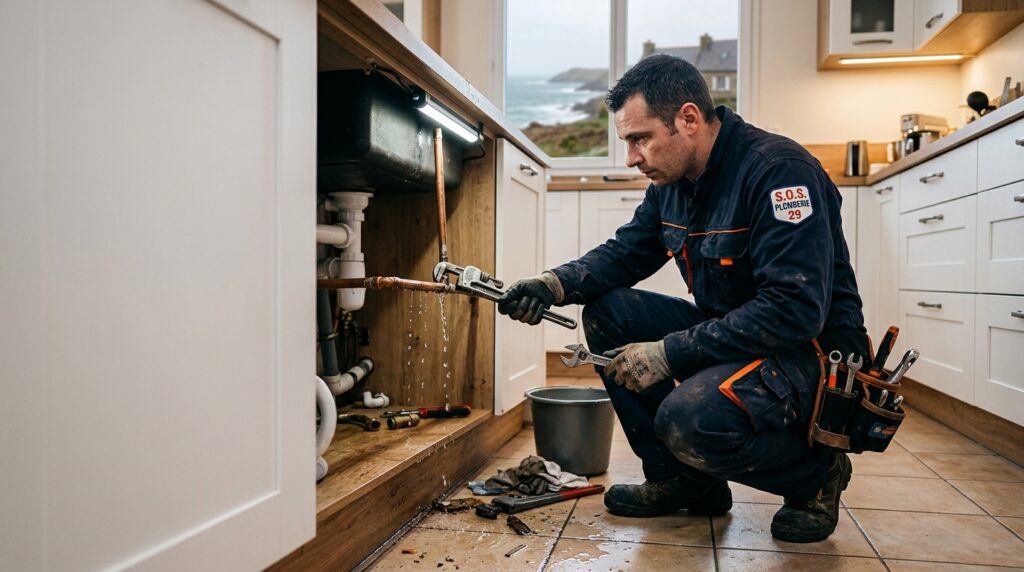 Dépannage plombier urgence Finistère Nord : que faire en cas de fuite ?