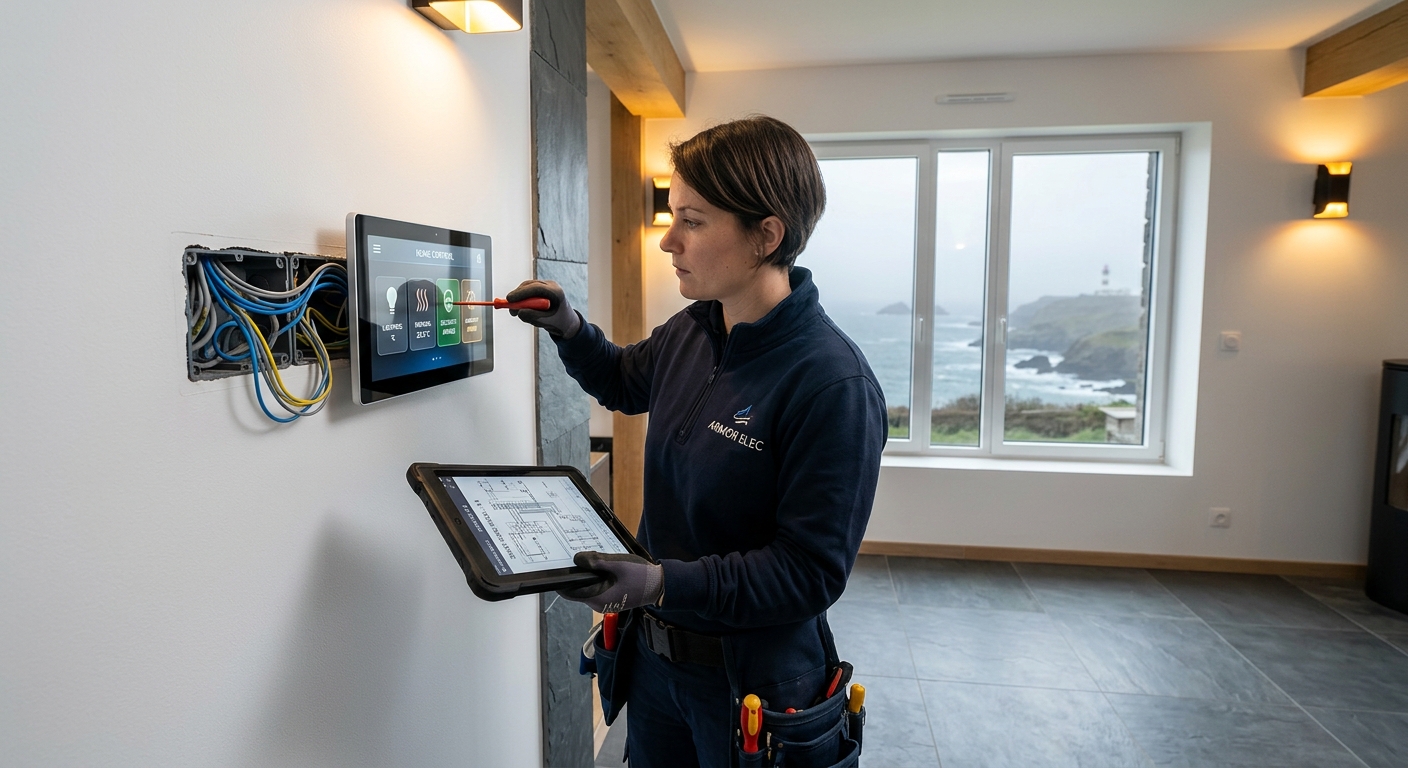 Installation domotique Finistère Nord : ce que votre électricien tait avant de signer