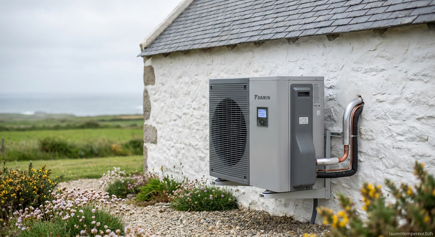 Pompe à chaleur Daikin air-eau : avis, prix et comparatif pour une installation en Finistère Nord