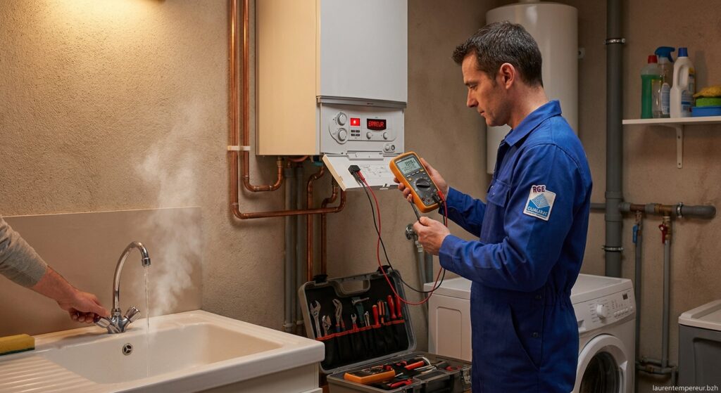 Pourquoi ma chaudière gaz ne produit plus d'eau chaude ? Diagnostic et solutions avec votre chauffagiste