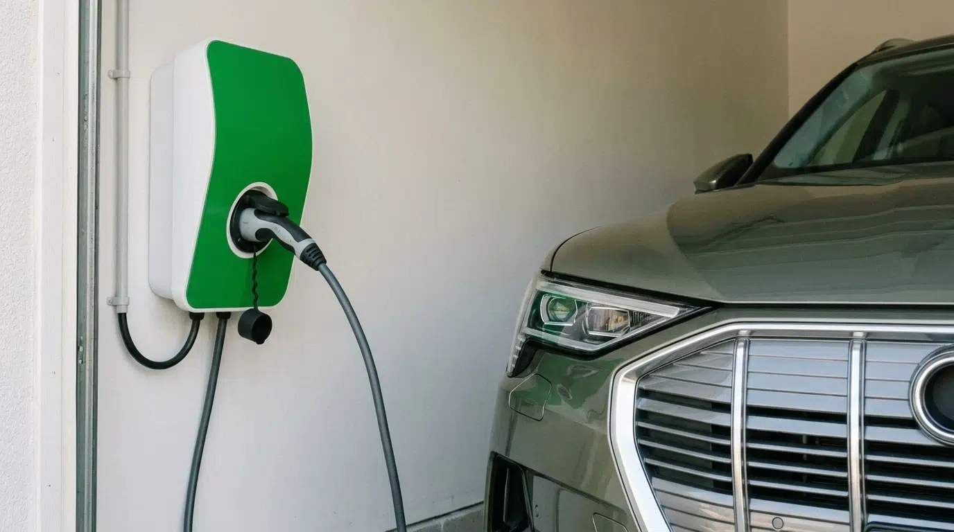 Borne de recharge Schneider : mono ou triphasé, réglable de 7 à 22 kW — le bon choix pour durer